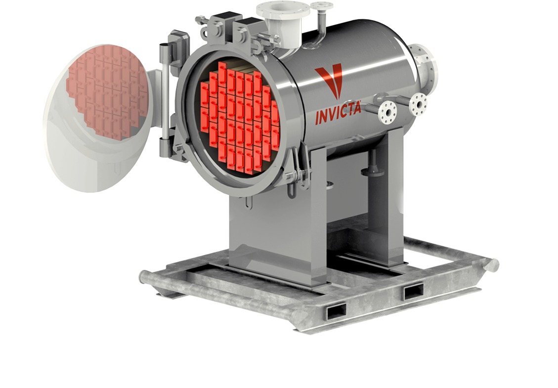 SLV-H36Q-C-300-8F-V-U rental filtration vessel