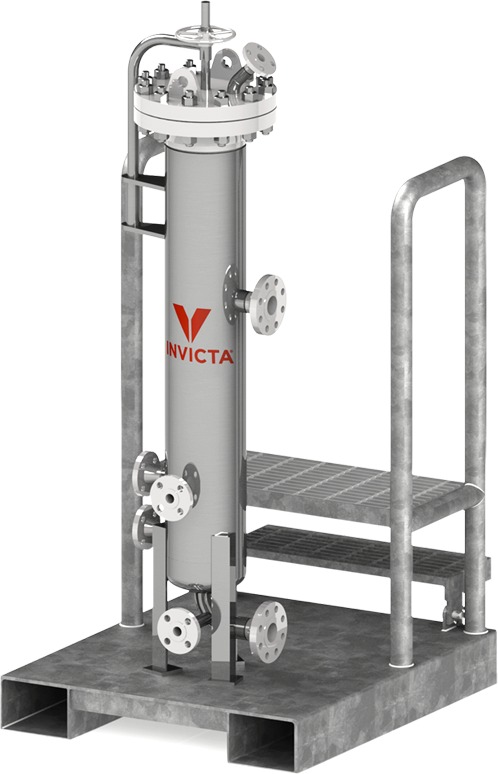 SLV-V8B-C-300-2F-W-U rental filtration vessel